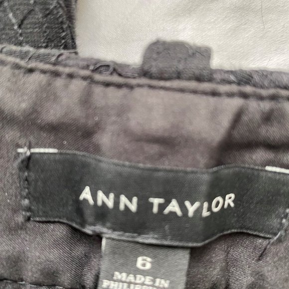ANN TAYLOR BLACK DRESS PANTS - Picture 2 of 4